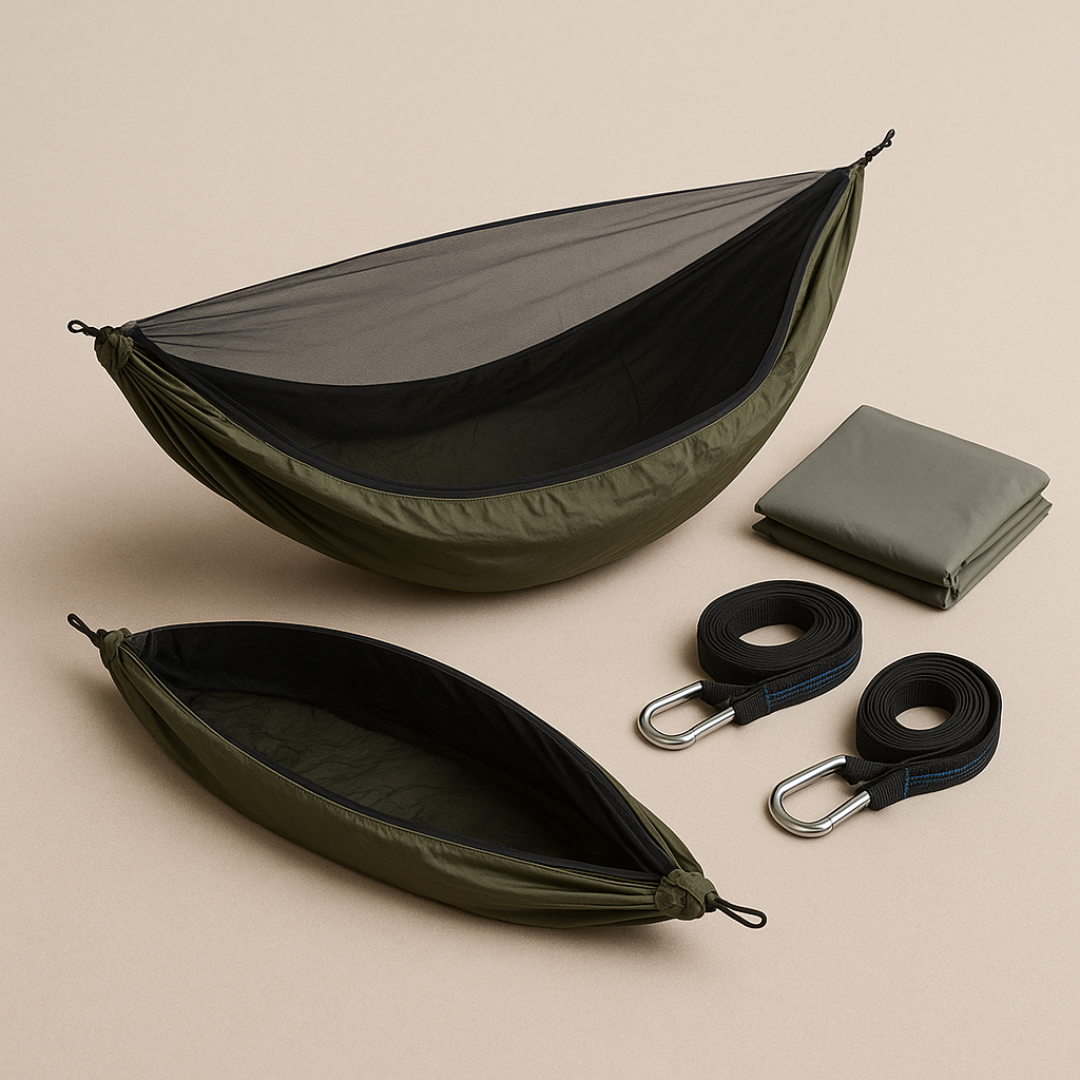 Camping Hammock with Net & Tarp